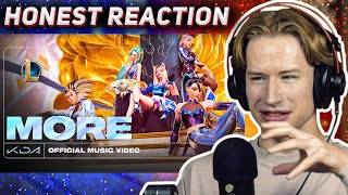 HONEST REACTION to KDA  MORE ft Madison Beer GIDLE Lexie Liu Jaira Burns Seraphine [upl. by Wexler509]