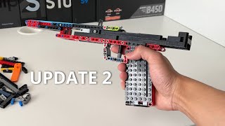 LEGO Full Auto Shell Ejecting Pistol  Update 2 [upl. by Adyht416]