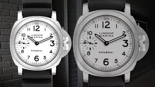 Panerai Luminor Marina 44mm White Dial Watch PAM 113 Review  SwissWatchExpo [upl. by Rehttam]