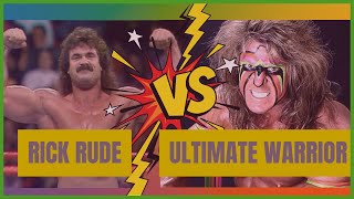 WWE 2K24 Showcase  40 Years of WrestleMania  Ravishing Rick Rude vs Ultimate Warrior [upl. by Ettelohcin907]