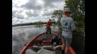 Waneta lamoka lakes NY bass fishing finger lakes lilly pads 2021 [upl. by Klos]