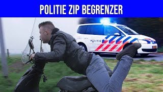 POLITIE PROOF BEGRENZER PIAGGIO ZIP  VOL GAS MET JOEY [upl. by Irahk938]