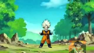 Goten se transforma en ssj por primera vez audio latino [upl. by Farver]