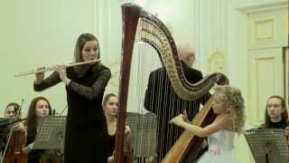 WA Mozart  Concerto for Flute and Harp KV 299 2nd movement [upl. by Drofwarc]