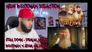 Brodnax  Stay Down Ft Demun Jones amp Adam Calhoun Official Music Video VibeWitTyREACTION [upl. by Gizela]