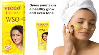 vicco turmeric wso skin cream ka honest review beauty night cream and result pimples free skin 😲😱🤫 [upl. by Sueahccaz721]