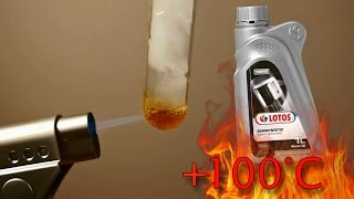 Lotos semisyntetic 10W40 Jak czysty jest olej silnikowy Test powyżej 100°C [upl. by Ilaire]