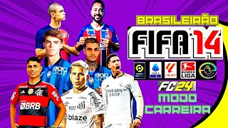 NOVO FIFA 14 FC MOD FIFA 2024 COM MODO CARREIRA BRASILEIRÃO E EUROPEUS ATUALIZADO PARA ANDROID [upl. by Rasia409]