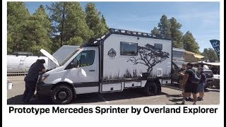 Prototype Mercedes Sprinter RV by Overland Explorer Overland Expo 2018 [upl. by Ylatfen779]