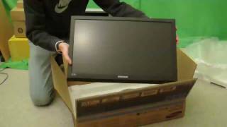 Unboxing Monitor Samsung Syncmaster 2494 [upl. by Nap713]