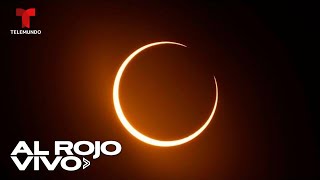 Siga la trayectoria del eclipse total de Sol  Al Rojo Vivo  Telemundo [upl. by Strickland]