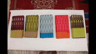 Pochampalli Ikkat Handloom Cotton Sarees  Vani Collections Rajahmundry [upl. by Jeannine]