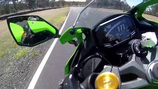 Kawasaki ZX4RR  a lap of Morgan Park [upl. by Hackett593]