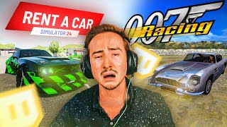 UNE SOIRÉE CATASTROPHIQUE  007 Racing  Rent a car simulator [upl. by Annil]