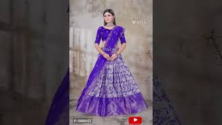 Custom Zari Weaving Unstitched Lehenga Choli Set [upl. by Immaj]