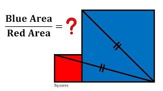 A nice geometry puzzle with a nice trick maths math [upl. by Airdnua559]