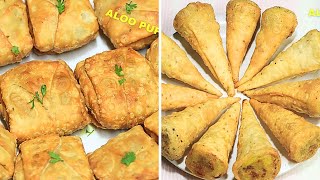 Try this 2 Type of easy potato snacks  maida potato snacks [upl. by Sirromed651]