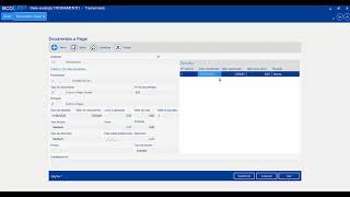 ecoERP  Lançamento de Documentos à Pagar [upl. by Esilec]