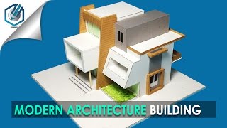 MODEL MAKING OF MODERN ARCHITECTURAL BUILDING 9 [upl. by Apollo]