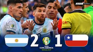 Argentina 2 x 1 Chile ● 2019 Copa América 3rd Place Extended Goals amp Highlights HD [upl. by Jea]