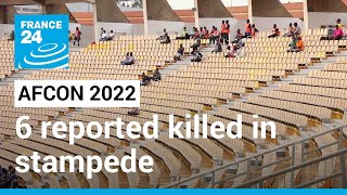 AFCON 2022 Six reported killed in stampede outside Olembe Stadium • FRANCE 24 English [upl. by Lew]