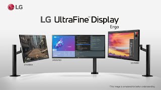 LG UltraFine Ergo Monitor  Designed Around You [upl. by Erl304]