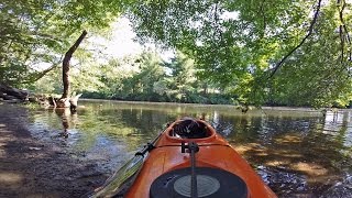 Kayaking Taunton River from Weir Park [upl. by Yarvis636]