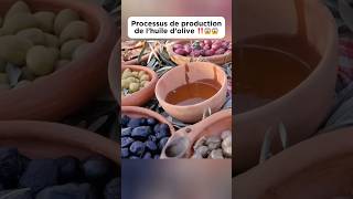 Processus de production de l’huile d’olive‼️😱😱 oliveoil huiledolive food découverte pourtoi [upl. by Nesyt]