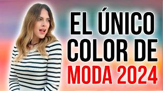 COLOR de MODA del 2024 y Cómo CÓMBINARLO [upl. by Pearle]