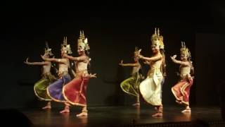 Traditional Khmer Dance  Apsara 7th Century [upl. by Novia]