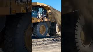 Incredible Stopping Power Of The Caterpillar 777G Dump Truck  caterpillar truck heavyequipment [upl. by Slemmer363]