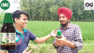 IMC Agro Growth Booster ResultReviewधान और गन्ने की फसल पर आया बेहतरीन रिजल्ट सुनिए सीधे किसान से [upl. by Rebmak]