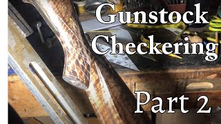 Gunstock Checkering Part 2  Building the Pattern [upl. by Midis]