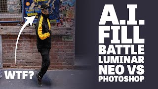 Skylum vs Adobe  Luminar Neo vs Photoshop  Unguided AI Fill  Which is Best [upl. by Inar]