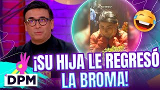 ¡Hija de Adal Ramones le REGRESA la BROMA a su papá Así reaccionó el conductor  De Primera Mano [upl. by Ahsitnauq780]