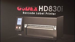 GODEX HD830i Barcode Label Printer [upl. by Lasyrc]