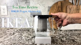 IKEA RIKLIG Teapot Glass 06 L  Kitchen Review [upl. by Emmett]