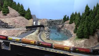 Amazing N scale layout and visit to The Hobby Depot [upl. by Edieh]