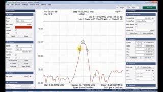 Signal hound  scalar network analysis with spectrum analyzer and tracking generator [upl. by Mountford216]