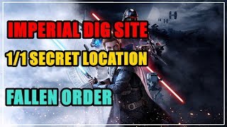 Imperial Dig Site in Zeffo Secret Location Fallen Order [upl. by Yraccaz]