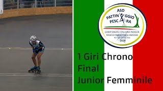 1 Giri Crono Junior Femminile Final  Pescara  Italia [upl. by Maon]