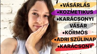 HETI VLOG Mit kaptam karácsonyra🎄 [upl. by Henarat267]