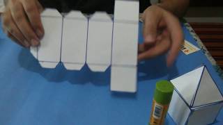 kare Prizma Nasıl YapılırHow to Make a Rectangular PrismHasanoğlanElmadağ [upl. by Gun23]