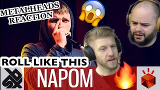 🔥 Beatbox Reaction  NaPom  ROLL LIKE THIS  Metalheads Reaction [upl. by Genesa891]