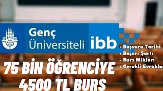 İstanbul Büyükşehir Belediyesi İBB Burs Başvuru l İBB Burs Başvurusu Nasıl Yapılır burs yks [upl. by Byrom]