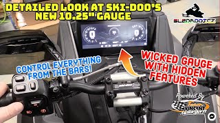 2023 SKIDOO ALL NEW 1025quot GAUGE  Indepth Overview and Hidden Features [upl. by Cindee160]