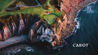 Experience Cabot Cape Breton cliffside golf in Nova Scotia [upl. by Nylirrehs]