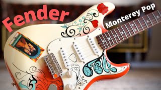 Fender Jimi Hendrix Monterey Pop Festival Strat  Guitarras con Historia  Stratocaster Custom Shop [upl. by Espy]