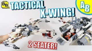 LEGO TACTICAL XWING 75218 ALTERNATIVE BUILD [upl. by Tallie24]