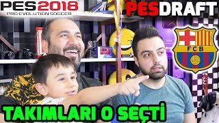 EGEMEN KAAN TAKIMLARIMIZI SEÇTİ  PES 2018 PESDRAFT [upl. by Ahsitel638]